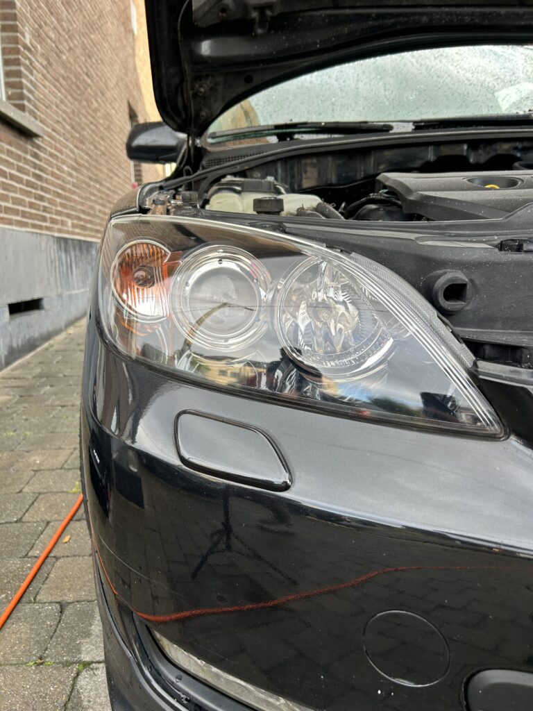 carcleaniq auto koplamp hersteld helder glas zwart