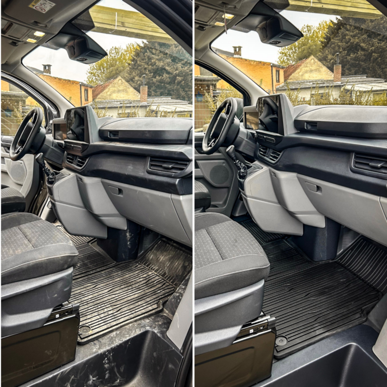 carcleaniq voor na ford transit dashboard dieptereiniging